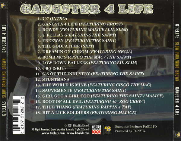 G'Fellas - Gagngster 4 Life Chicano Rap